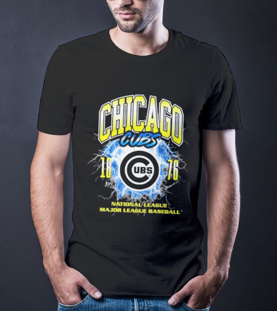 Chicago Cubs 1876 Vintage National League Major League Baseball Iconic Team T-Shirt