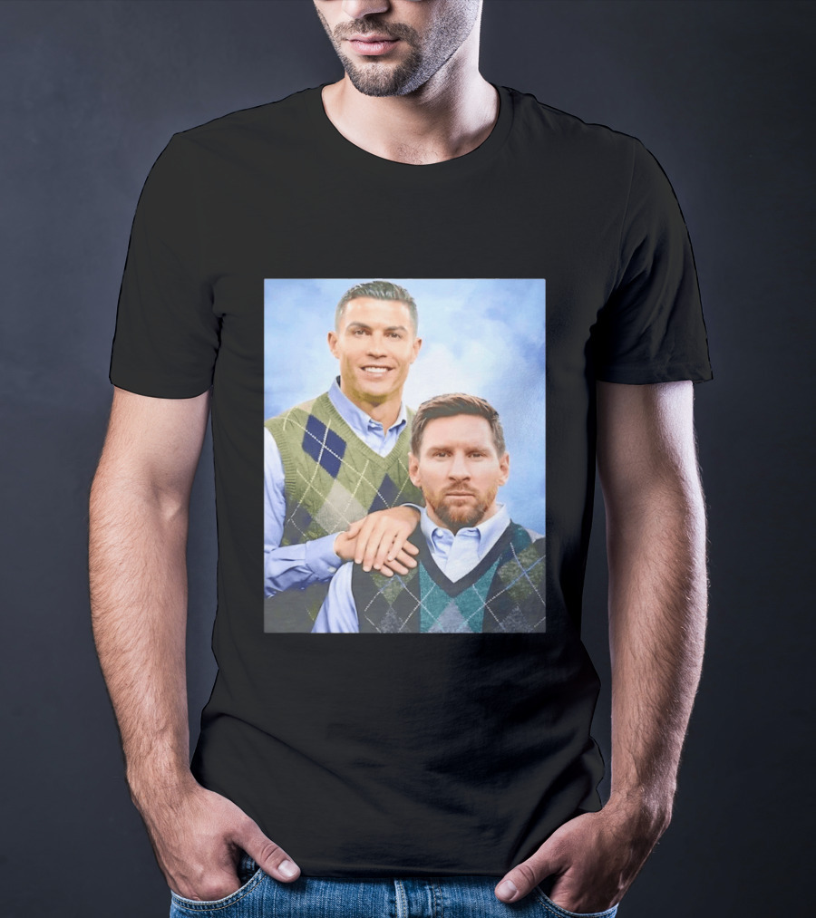 Cristiano Ronaldo Lionel Messi Step Brothers Meme T-Shirt