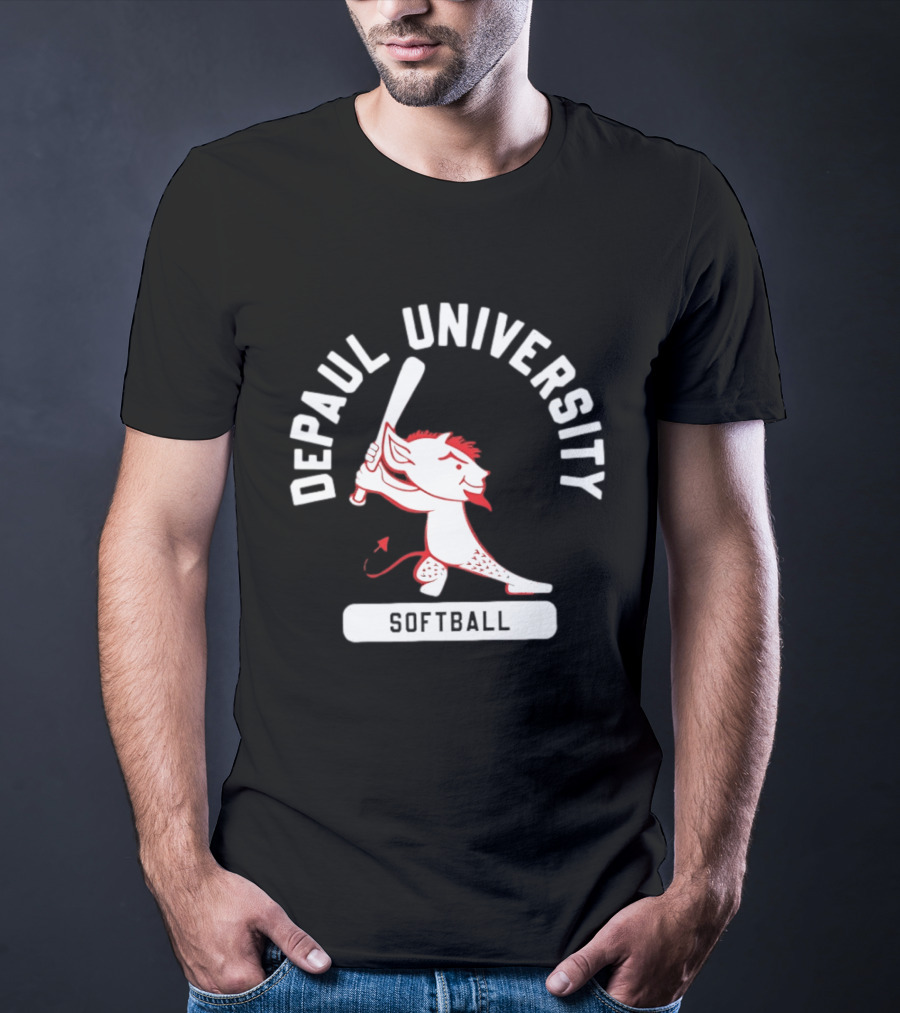 DePaul University Blue Demons Billy Softball T-Shirt