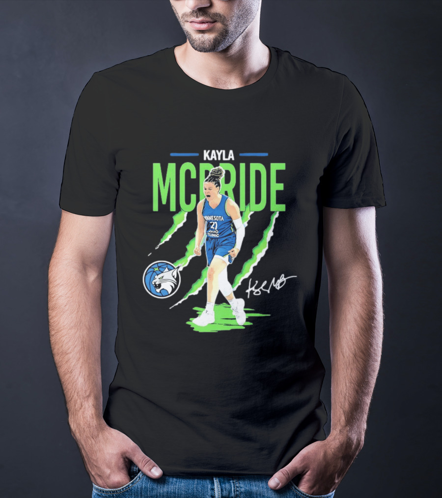 Kayla McBride Minnesota Lynx Mayo Clinic 21 Basketball T-Shirt