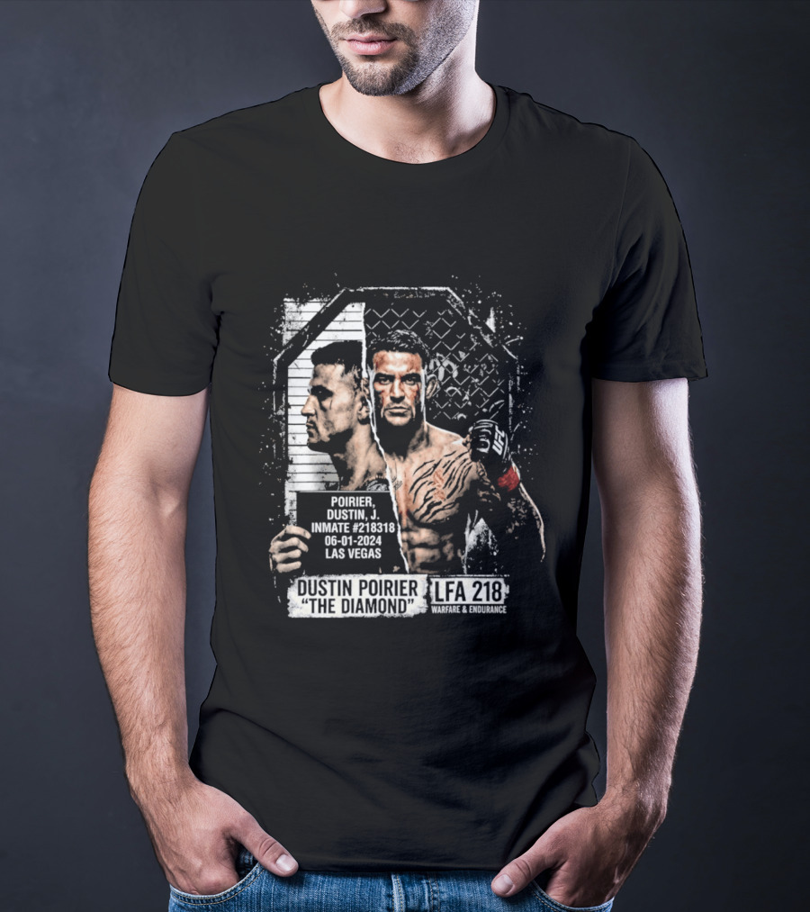 Dustin Poirier The Diamond Shot Las Vegas LFA 218 T-Shirt