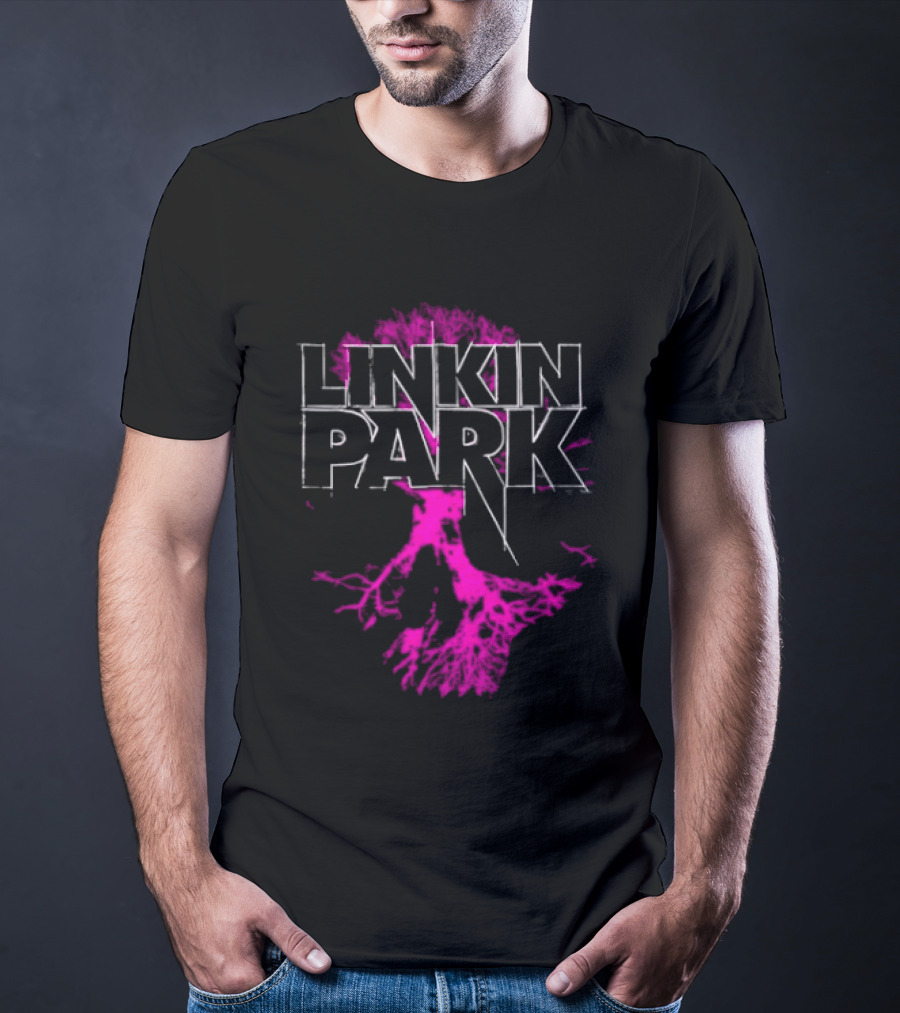 Linkin Park Tree Design Alternative Metal Band Merch T-Shirt