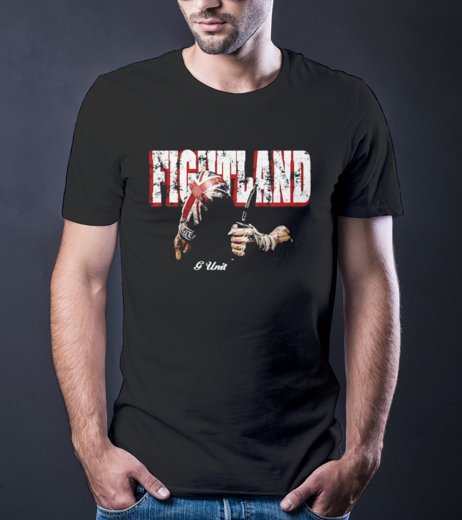 Fightland G Unit British Flag Boxing Gloves T-Shirt