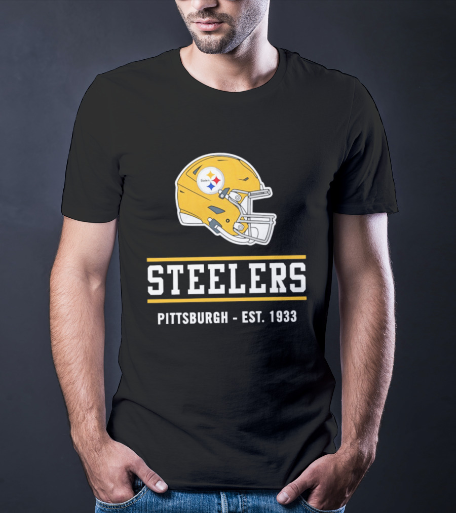 Pittsburgh Steelers Helmet Est 1933 T-Shirt