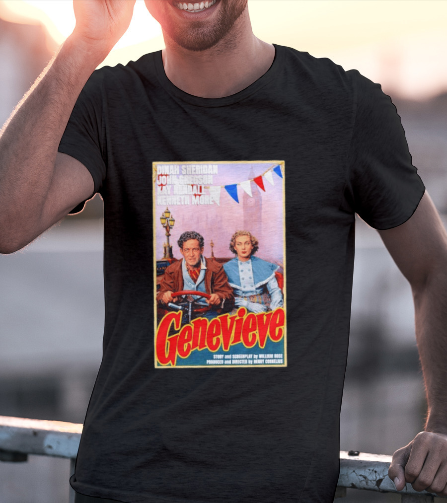 Dinah Sheridan John Gregson Kay Kendall Kenneth More Genevieve Movie T-Shirt