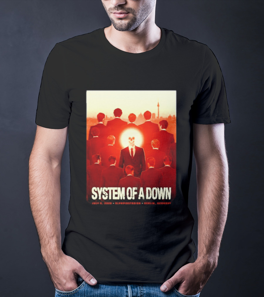 System Of A Down July 8 2026 Olympiastadion Berlin Germany Ghost Rider T-Shirt