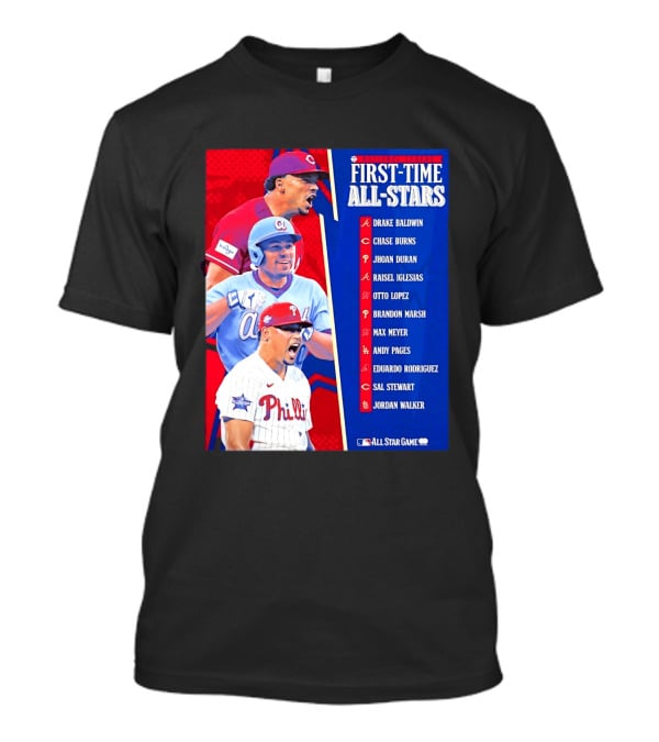 MLB National League First Time All Stars T-Shirt