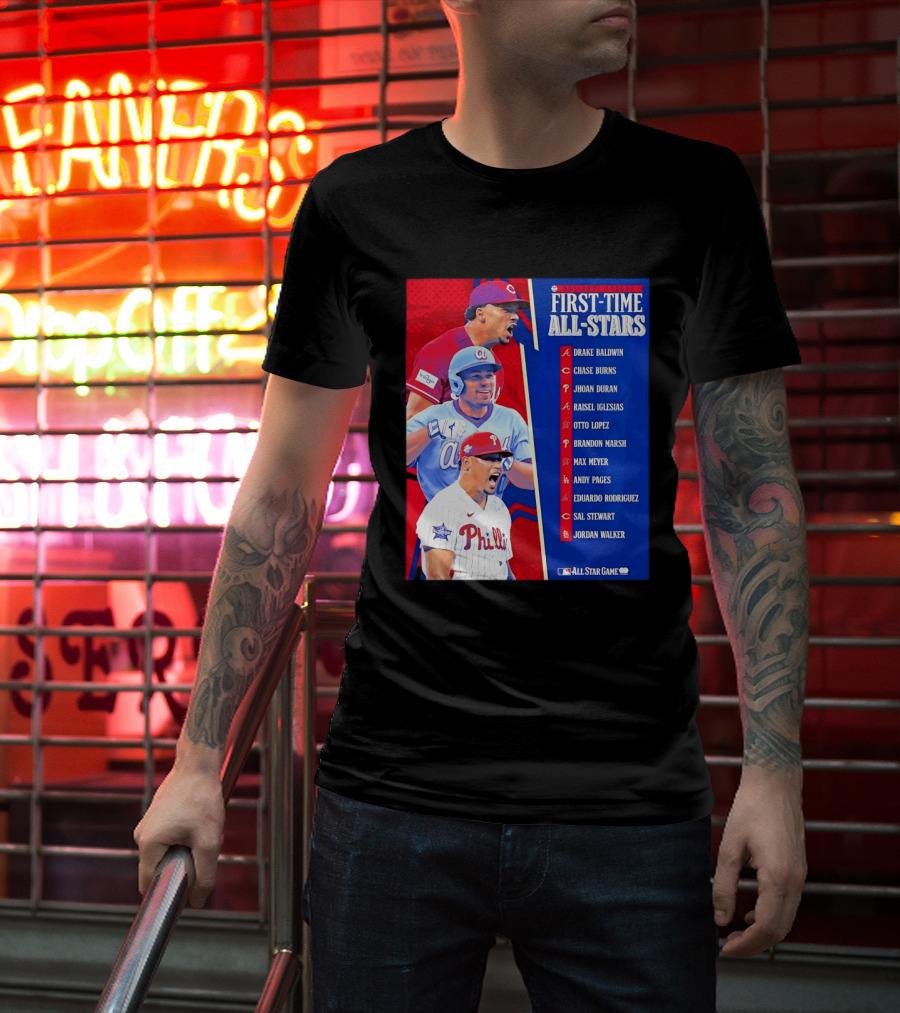 MLB National League First Time All Stars T-Shirt
