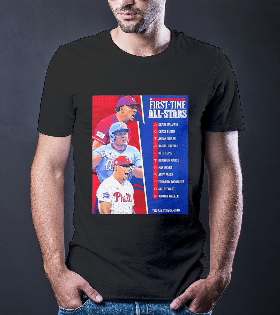 MLB National League First Time All Stars T-Shirt