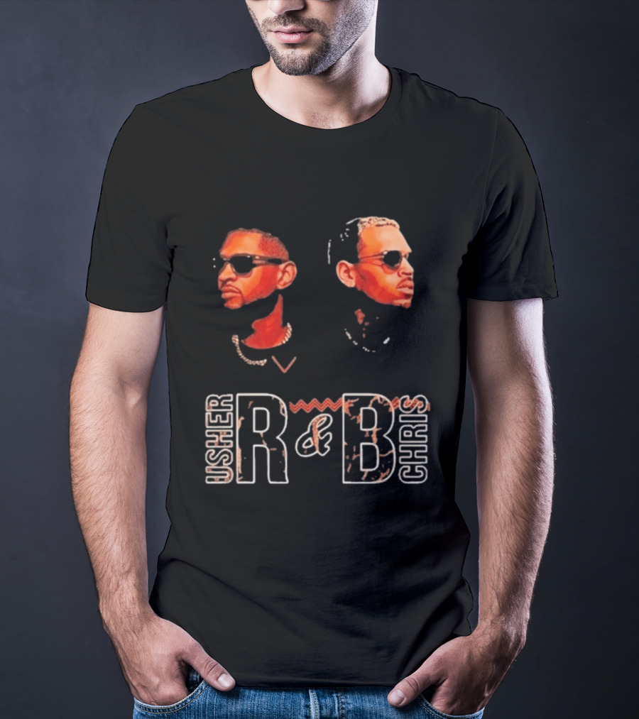 Usher Chris R&B Bootleg Retro Style Sunglasses T-Shirt