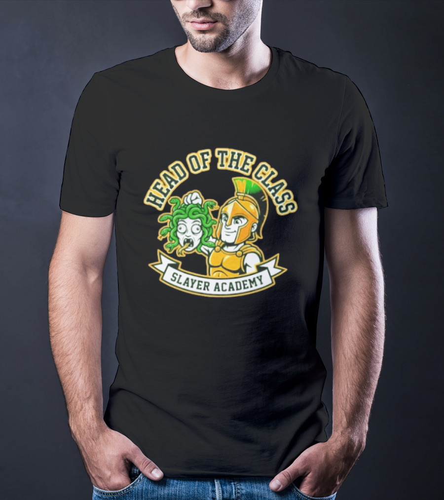 Head Of The Class Slayer Academy Spartan Medusa T-Shirt