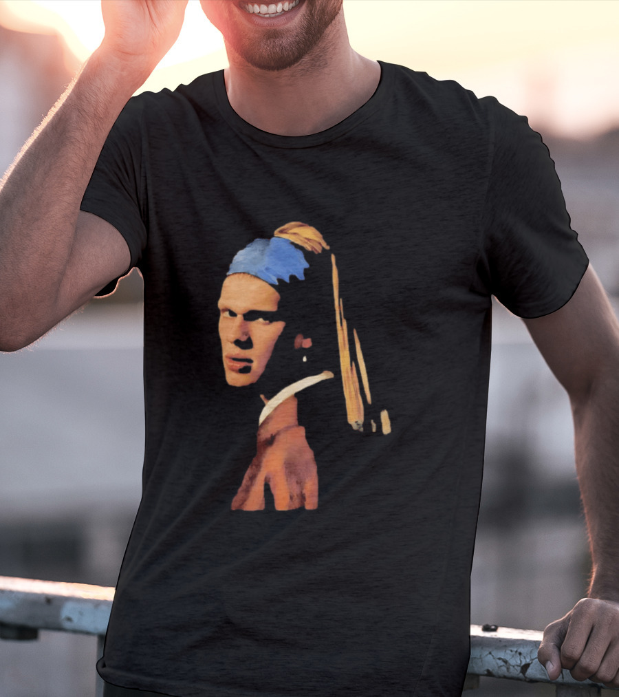 Norway Erling Haaland Girl With A Pearl Earring Meme T-Shirt