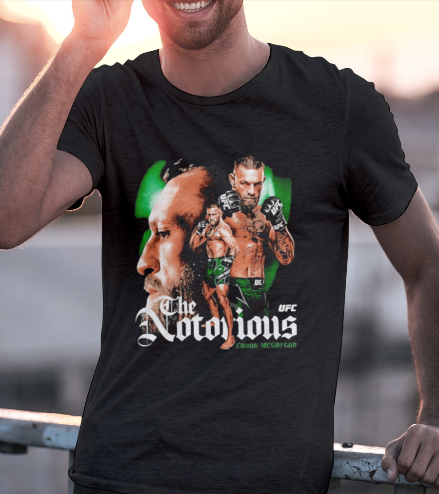 The Notorious Conor McGregor UFC Aura 329 Combat Strength T-Shirt
