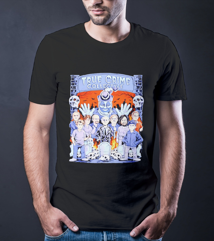 True Crime Collective Serial Killer Collage T-Shirt
