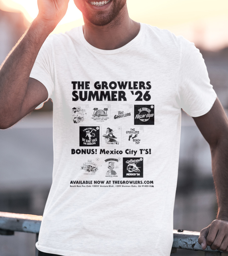 The Growlers Summer '26 Bonus Mexico City Fyi Mexico '26 T-Shirt