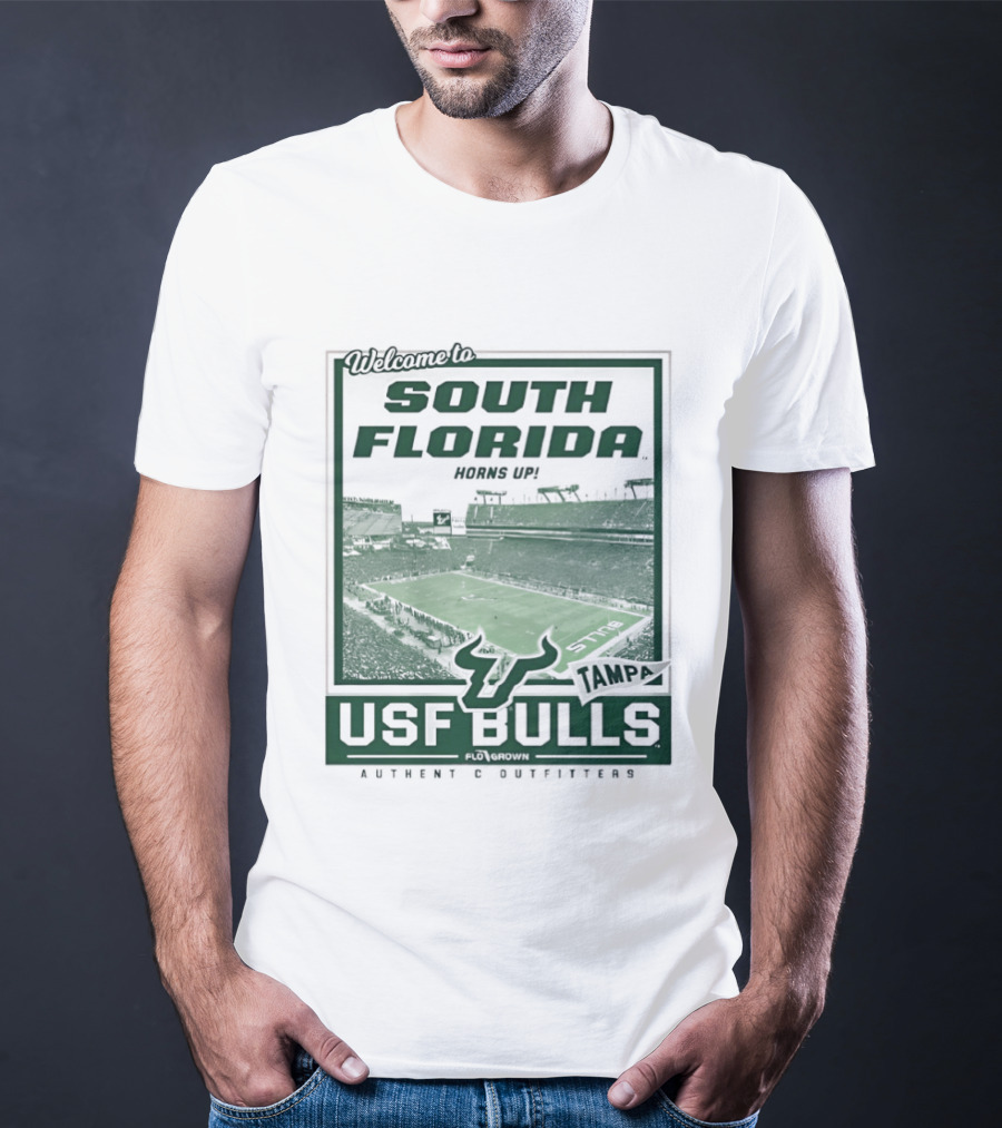 Welcome To South Florida Raymond James Stadium USF Bulls Football T-Shirt