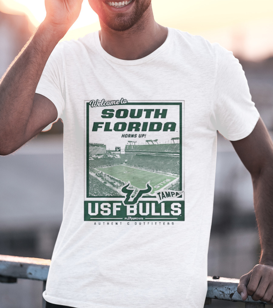 Welcome To South Florida Raymond James Stadium USF Bulls Football T-Shirt