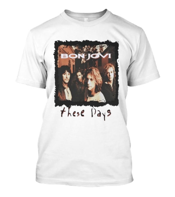 Bon Jovi These Days 1995 Tour Album Cover Band Members T-Shirt