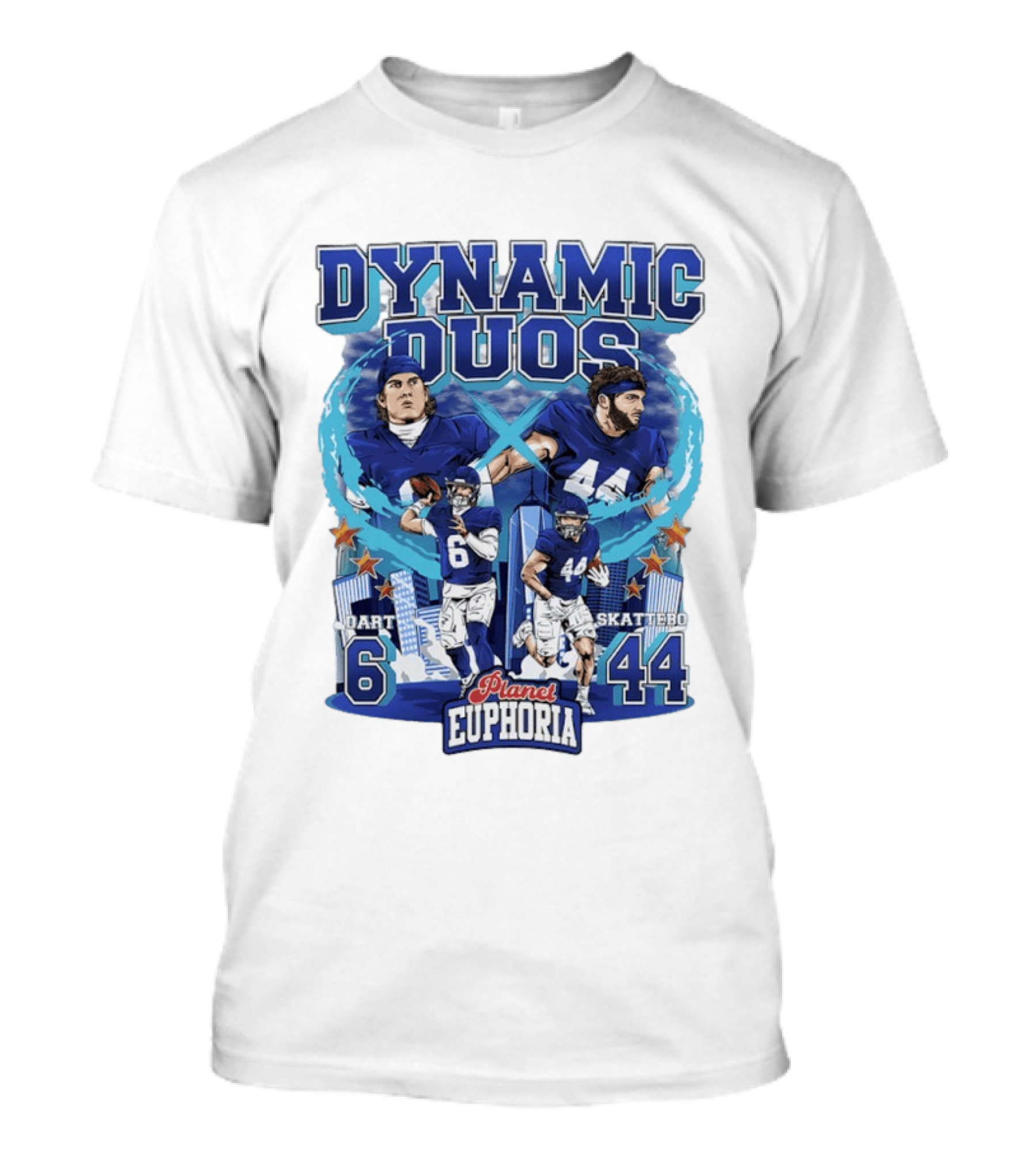 Dynamic Duos Dart 6 Skattebo 44 Planet Euphoria Skyline T-Shirt