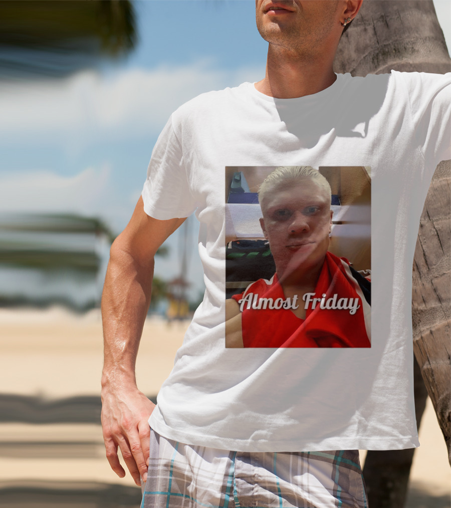 Haaland Selfie Almost Friday Locker Room Photo T-Shirt