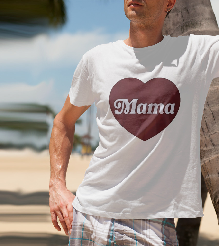 Mama Heart Mother Love Mom T-Shirt