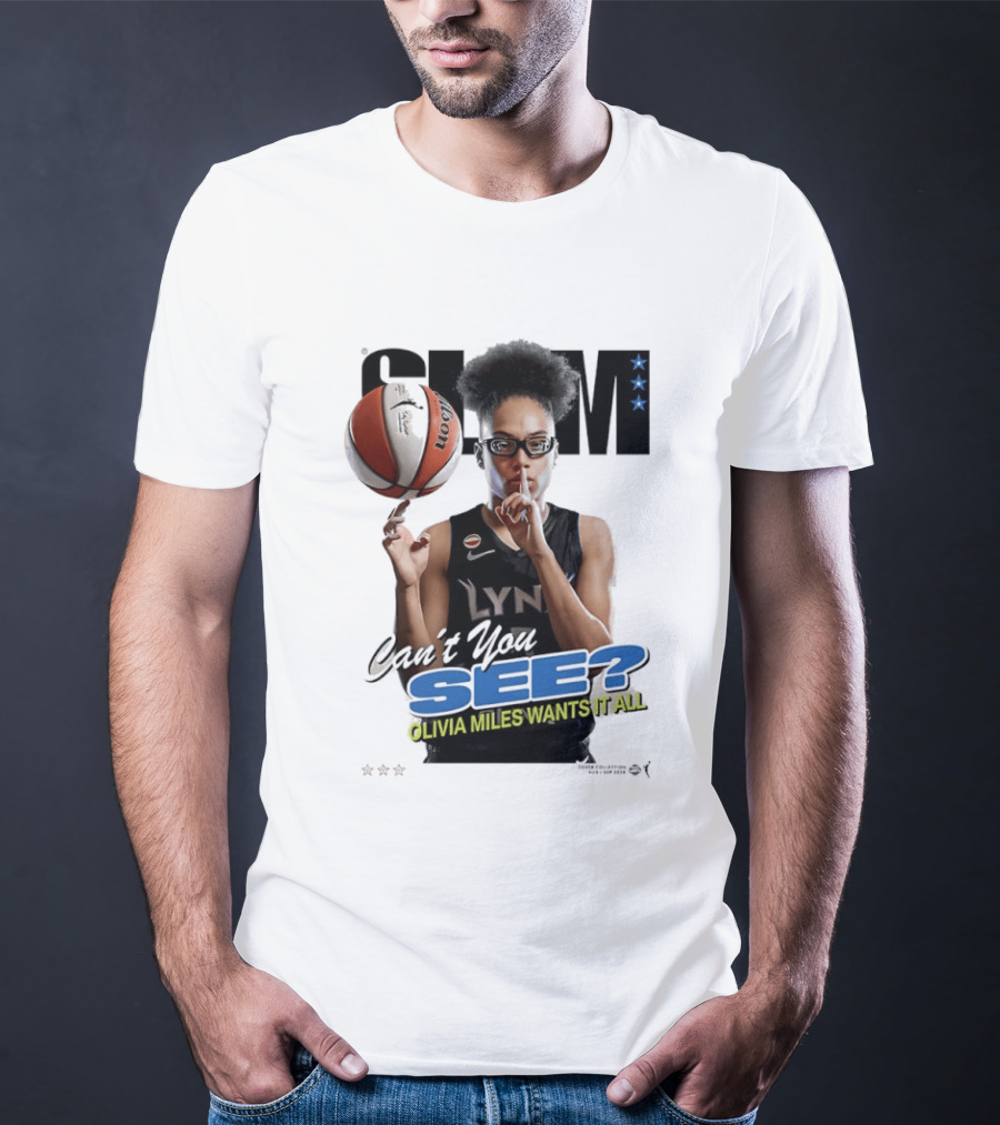 Minnesota Lynx SLAM Olivia Miles Wants It All Can't You See Basketball T-Shirt