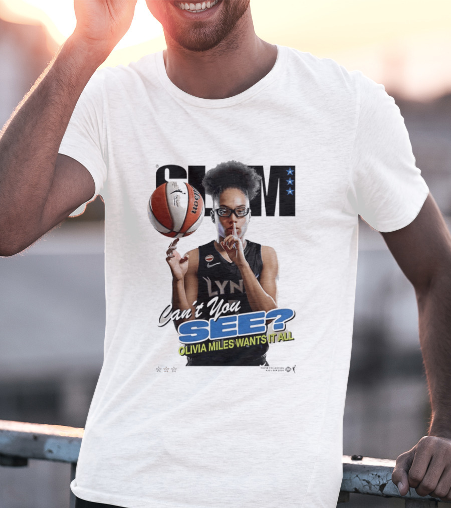 Minnesota Lynx SLAM Olivia Miles Wants It All Can't You See Basketball T-Shirt