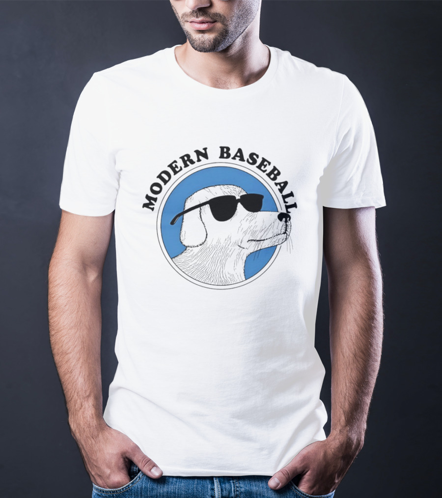 Modern Baseball Dog With Sunglasses T-Shirt