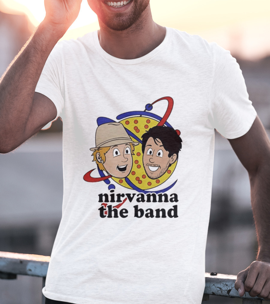 Nirvanna The Band Characters With Planetary T-Shirt
