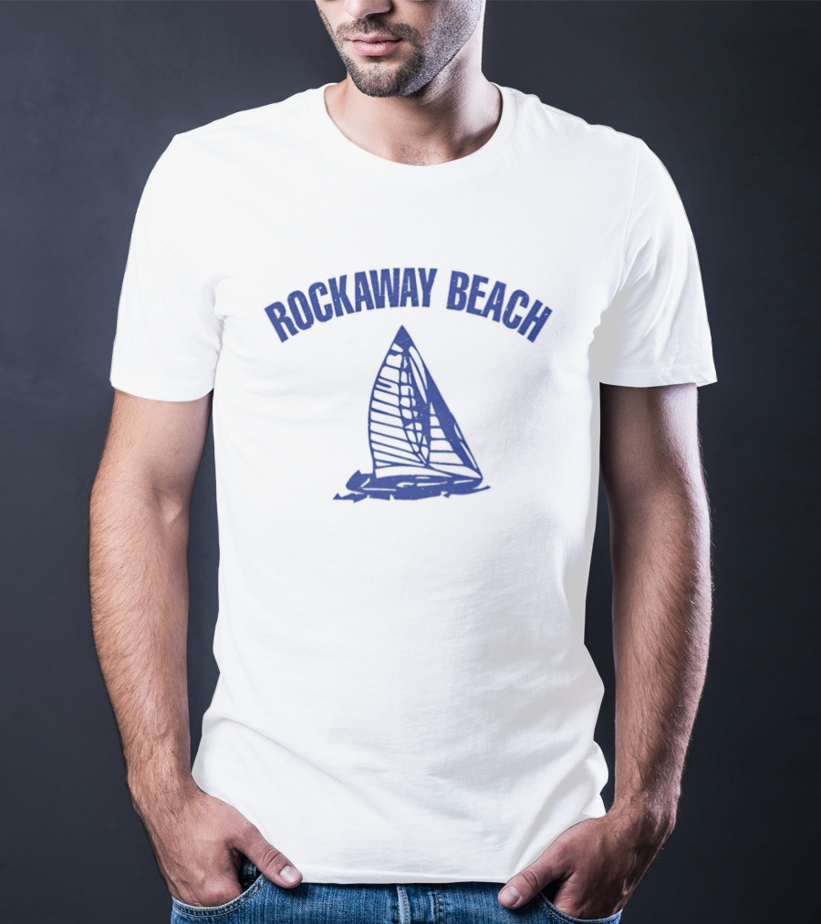 Rockaway Beach Sailboat Ocean Adventure T-Shirt