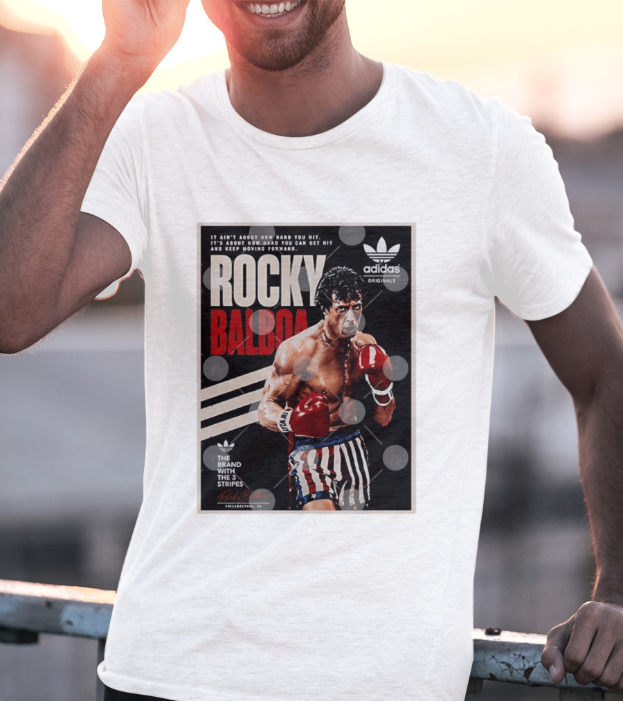 Rocky Balboa Adidas Originals Philadelphia Boxing Legend T-Shirt