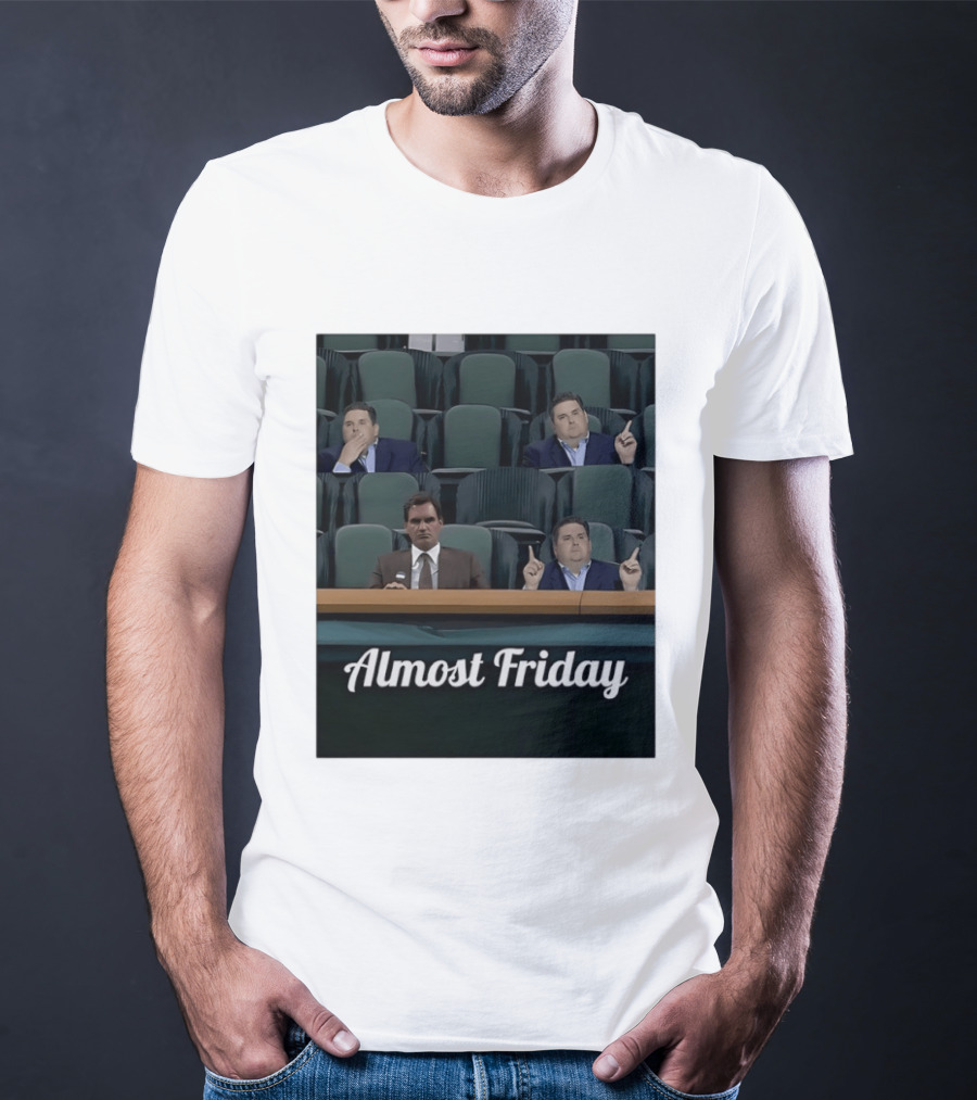 Roger Federer Brian Windhorst Tennis Stands Memes Almost Friday T-Shirt