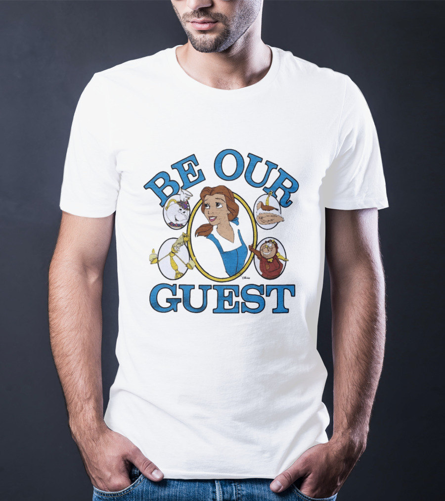 Be Our Guest Belle Beauty And The Beast Characters Disney T-Shirt