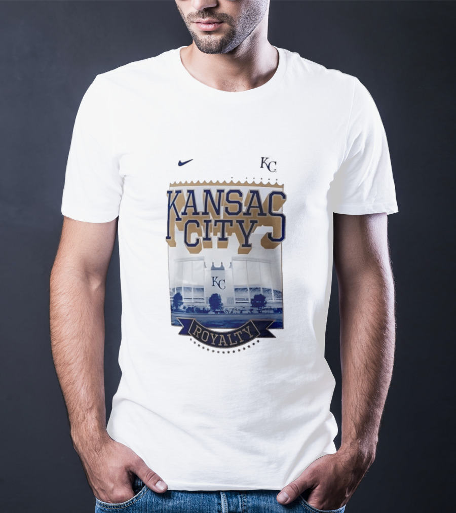 Kansas City Royals Stadium Royalty KC Nike T-Shirt