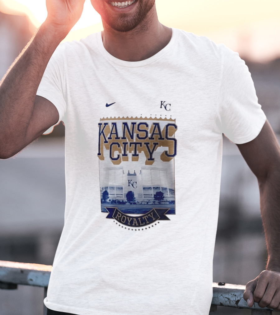 Kansas City Royals Stadium Royalty KC Nike T-Shirt