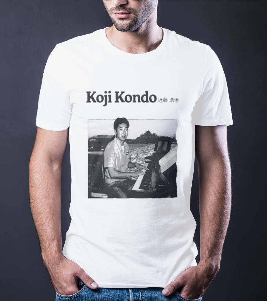 Koji Kondo I Can Hear Music Piano Masters T-Shirt
