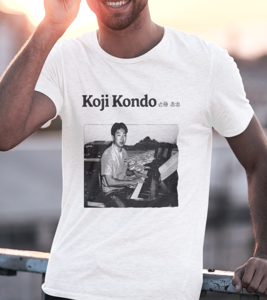 Koji Kondo I Can Hear Music Piano Masters T-Shirt