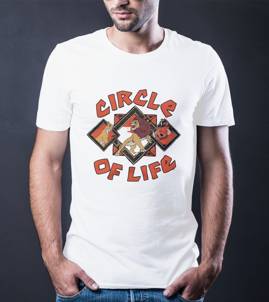 Circle Of Life Lion King Diamond Frames Disney T-Shirt