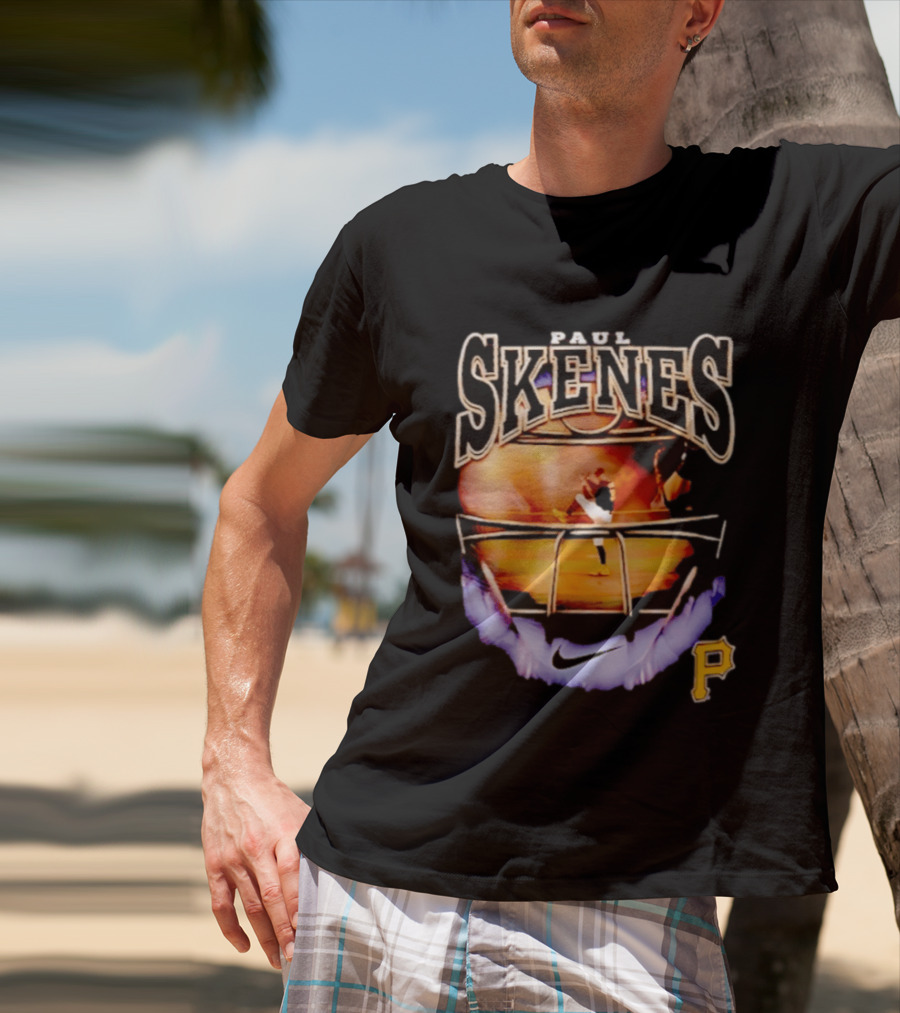 Paul Skenes Pittsburgh Pirates Nike P Logo Baseball Stadium T-Shirt
