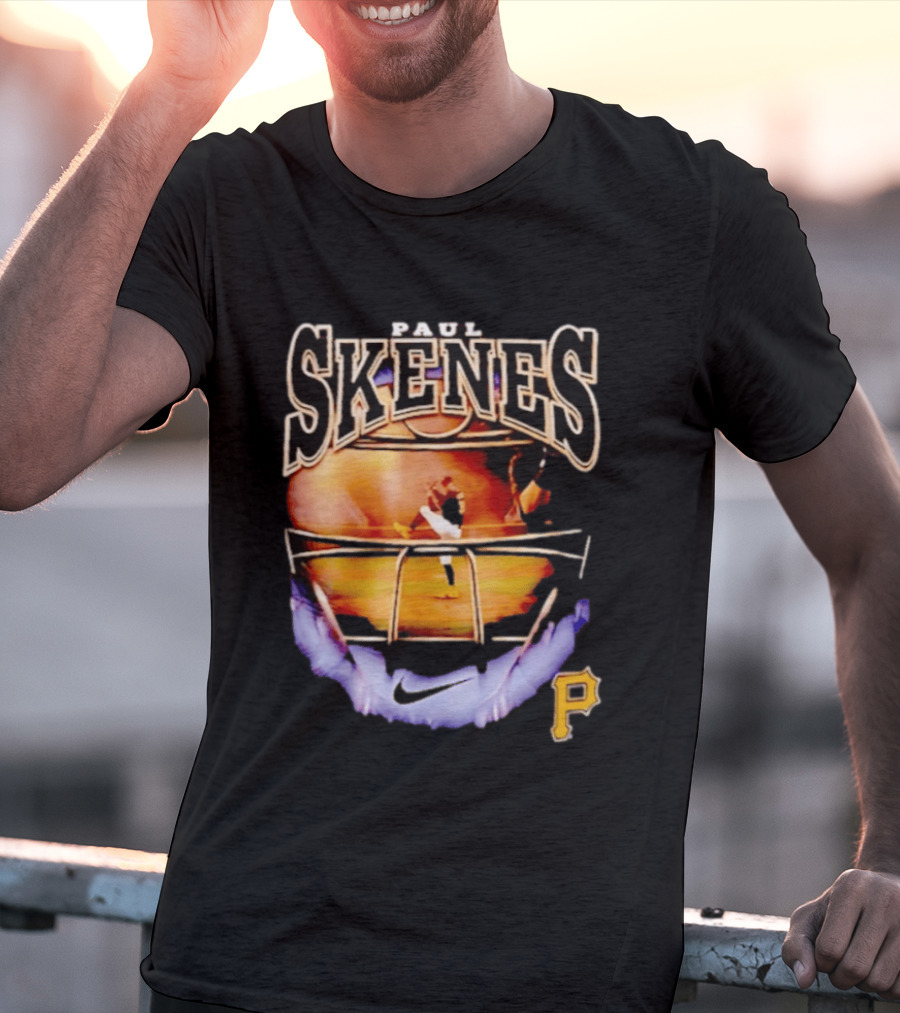 Paul Skenes Pittsburgh Pirates Nike P Logo Baseball Stadium T-Shirt