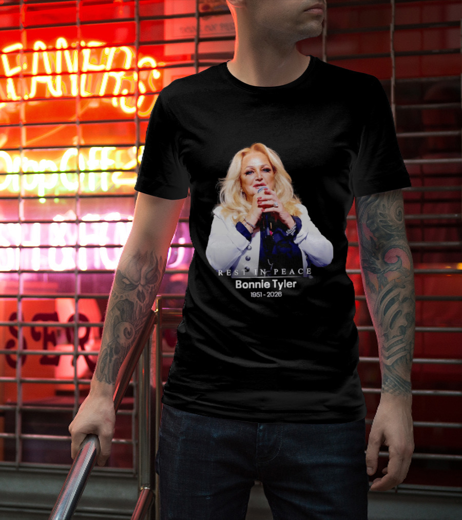 Rest In Peace Bonnie Tyler 1951 2026 T-Shirt