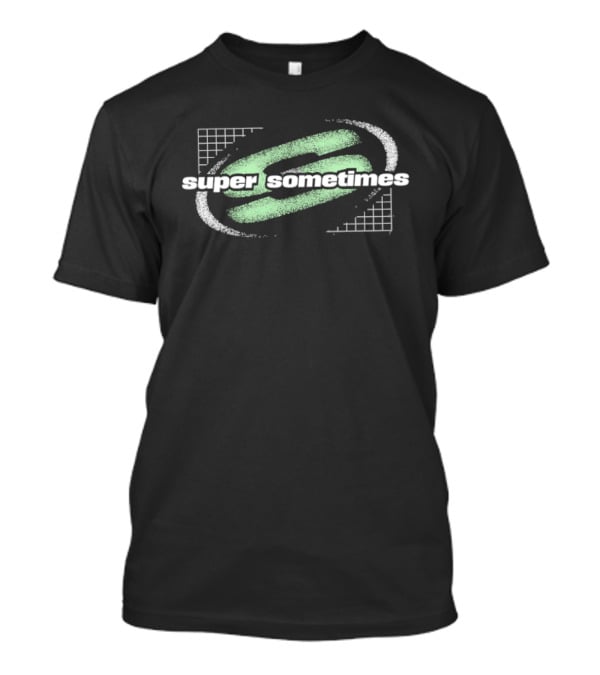 Super Sometimes Minimalist SS Grid Oval T-Shirt