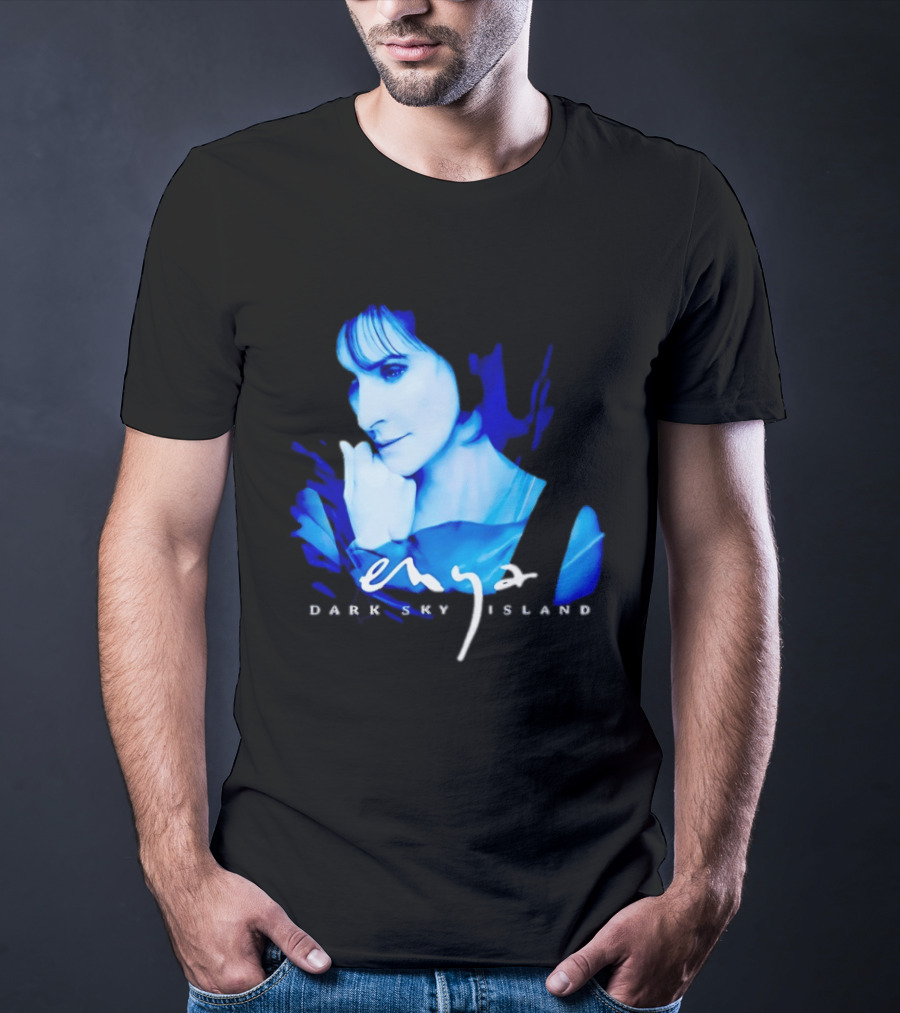 Enya Dark Sky Island Album Blue T-Shirt