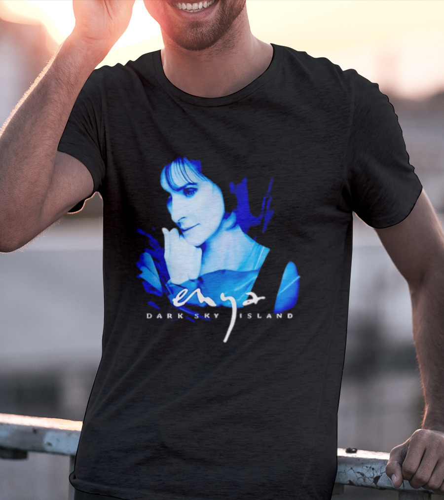 Enya Dark Sky Island Album Blue T-Shirt