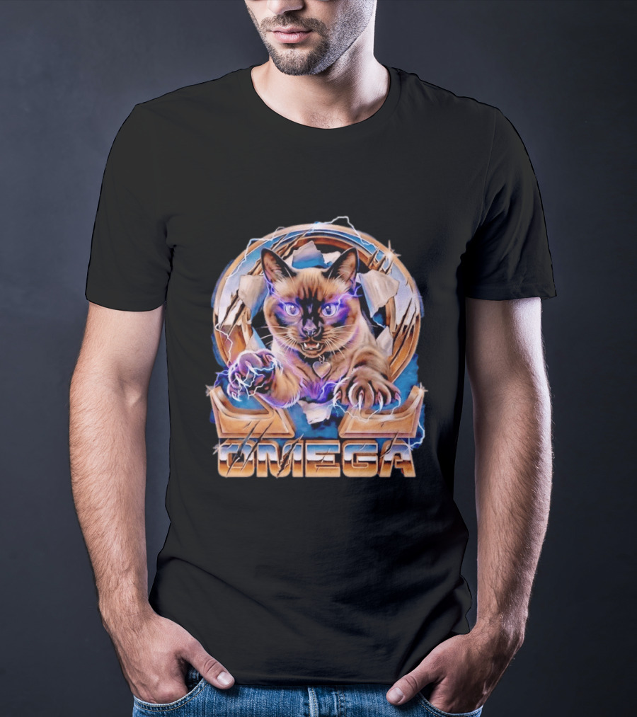 Kenny Omega Electric Cat With Lightning And Omega T-Shirt