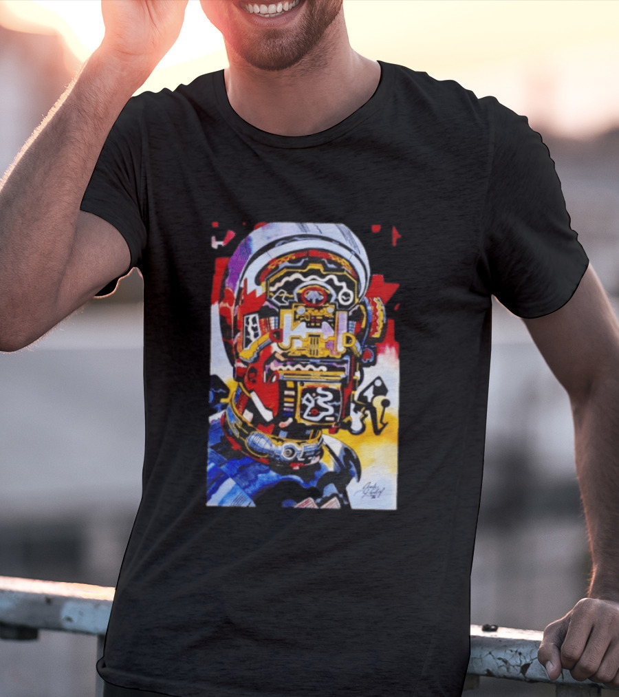 Jack Kirby Galactic Sci Fi Robot T-Shirt