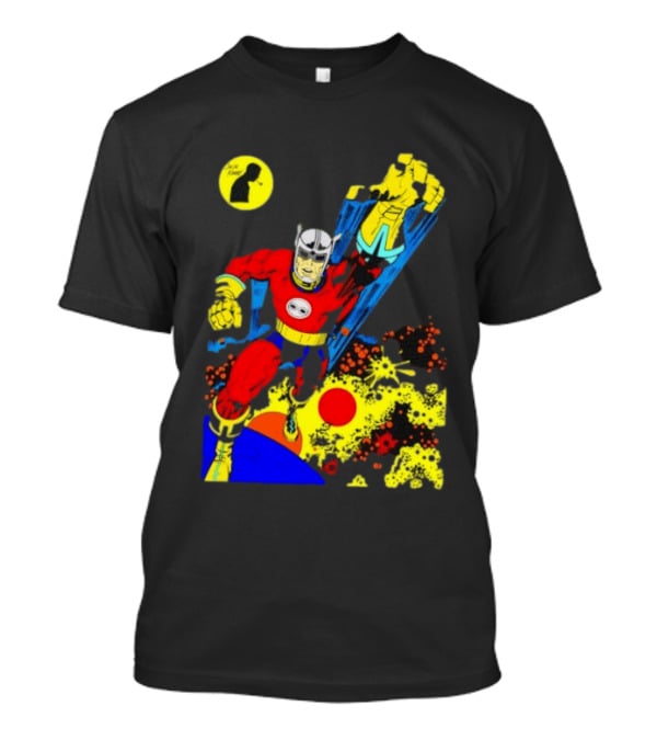 Jack Kirby Galactic Superhero Comic Book Dynamic Action T-Shirt