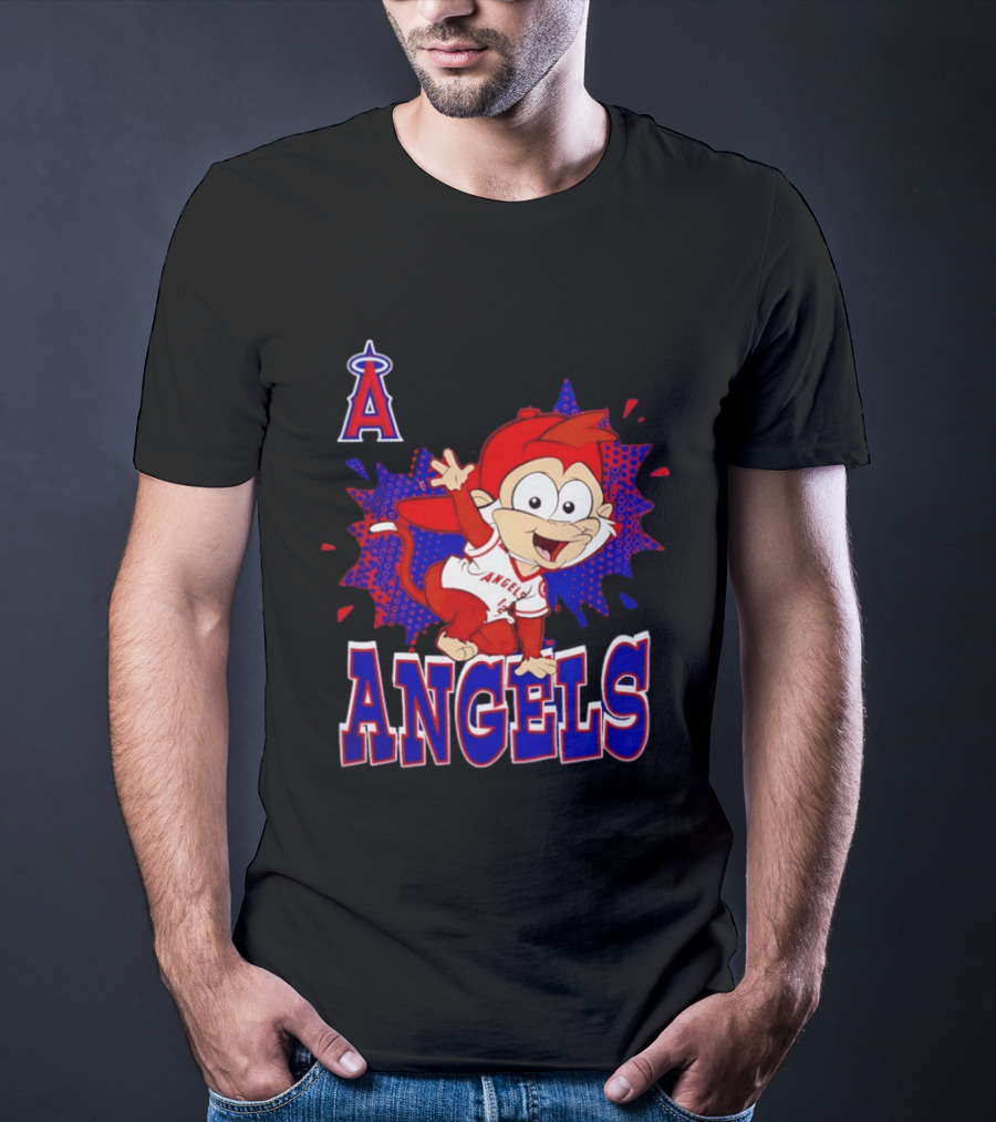 Los Angeles Angels Rally Monkey Baseball MLB Team Fans T-Shirt