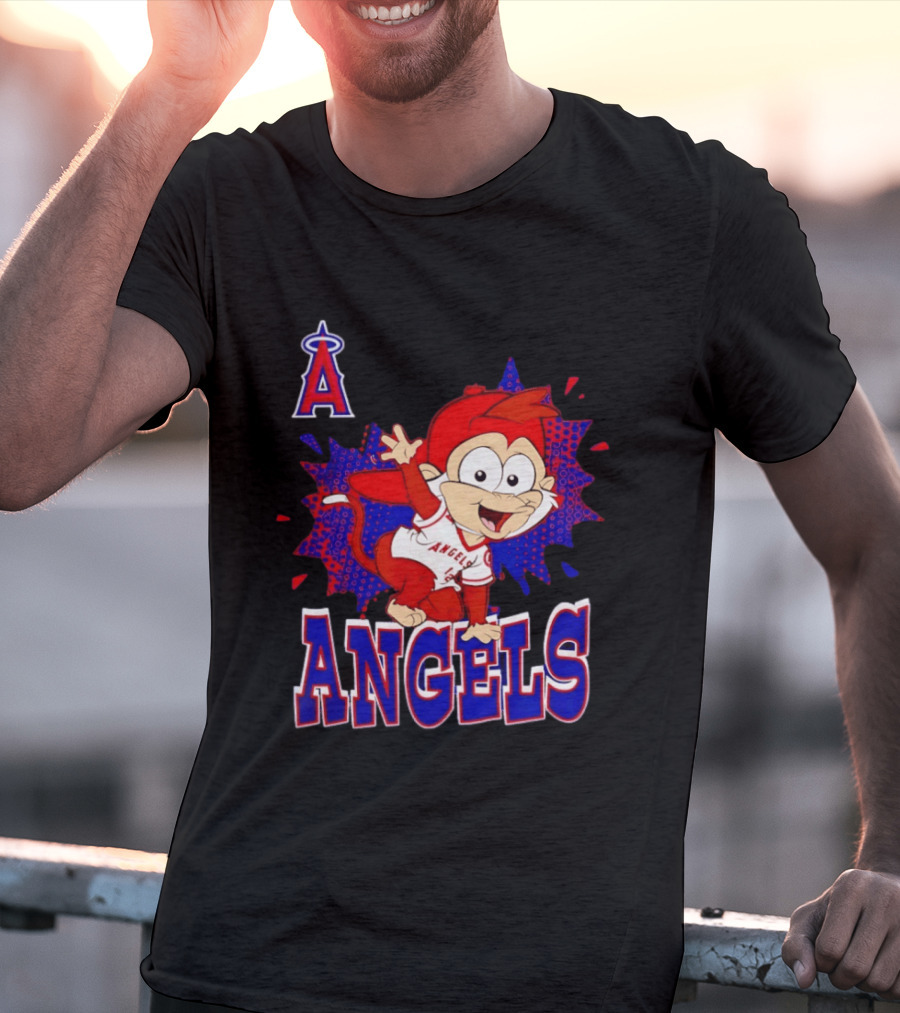 Los Angeles Angels Rally Monkey Baseball MLB Team Fans T-Shirt
