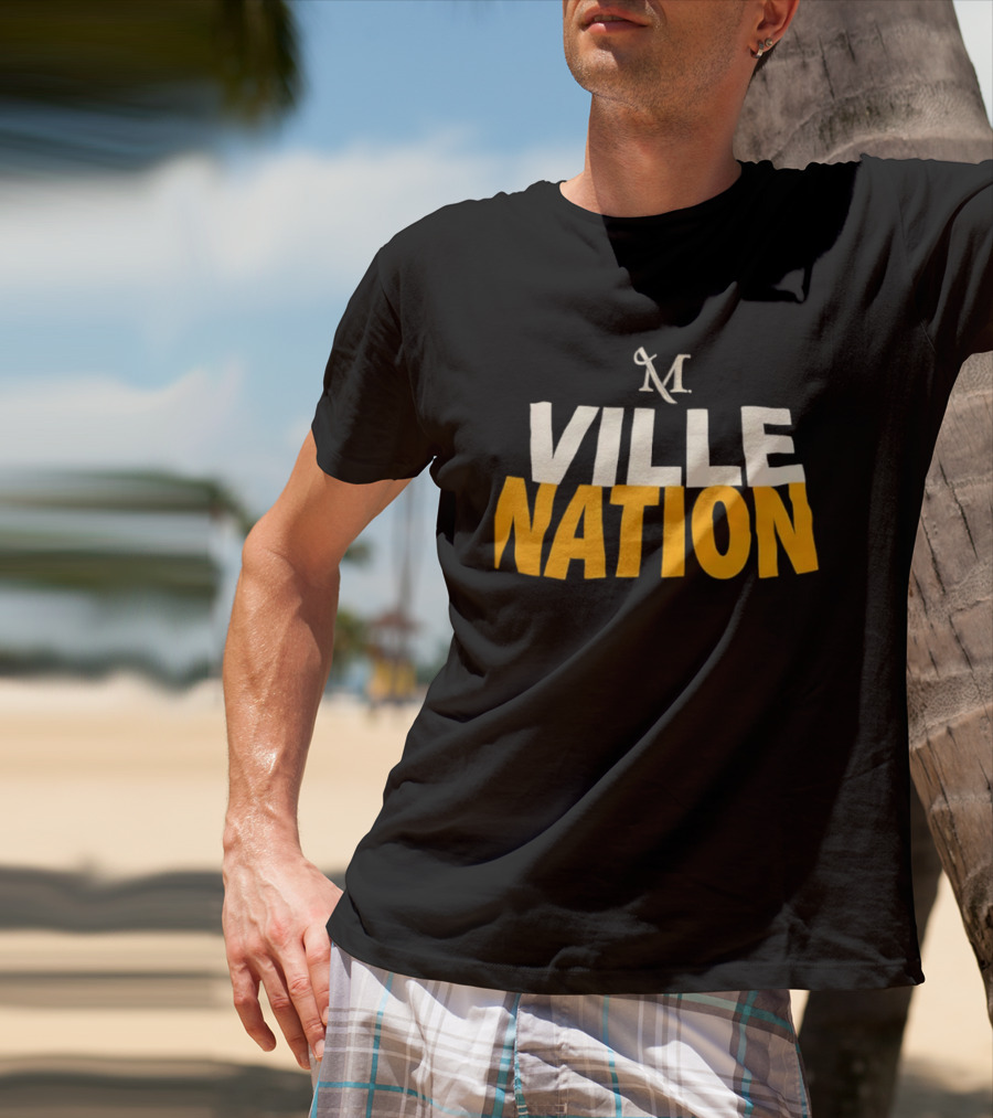Manhattanville University Ville Nation Athletics Spirit T-Shirt